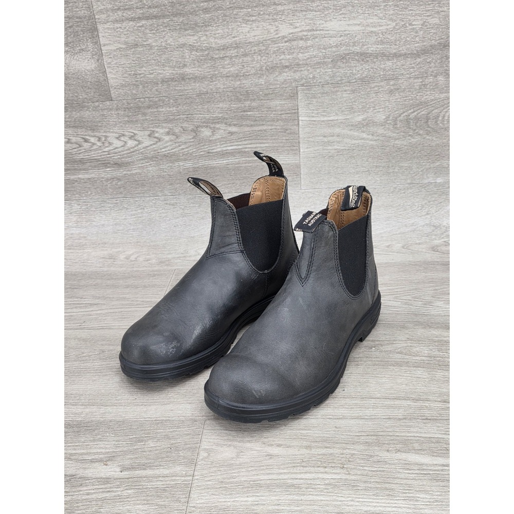 Blundstone SPS X-TRA Chelsea Boots AU 6 US 7 Black Nubuck Leather